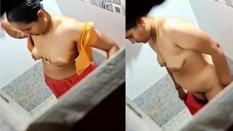 Devar keeping cam to see bhabhi taking morning bath