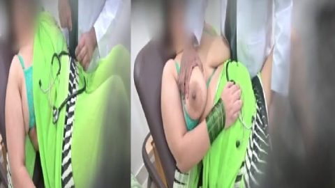 Doctor checking aunty big boobs and fingering pussy