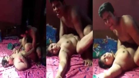 Group of boys first-time group sex MMS video