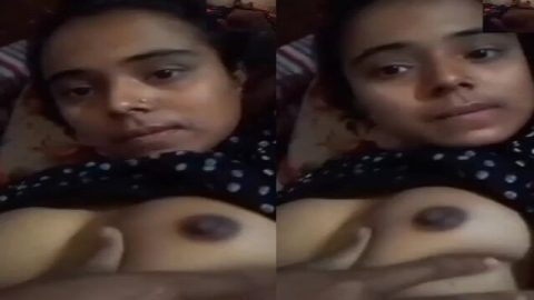 Girlfriend topless video call sex viral chat