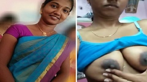 Homely Tamil married girl topless in Tamil sex