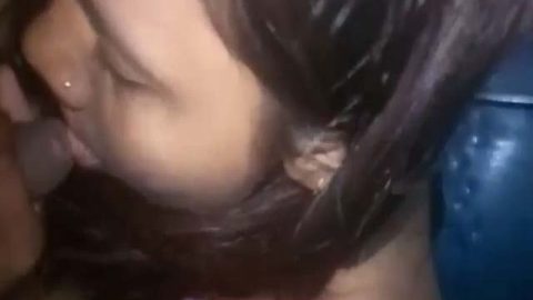 Horny Assamese girl riding dick of lover after blowjob