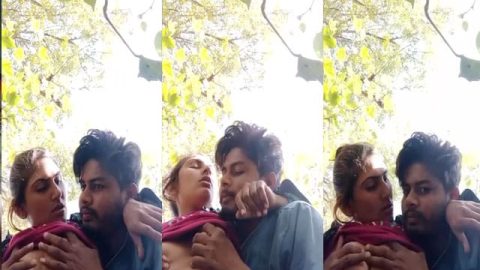 Horny Dehati girl outdoor sex with her boyfriend MMS