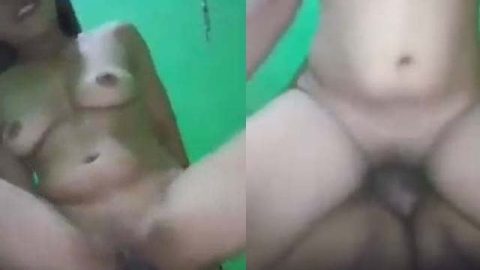Horny Nepali girl riding dick of lover