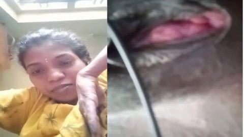 Horny bhabhi showing pink vagina new mms video
