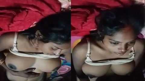 Huge boobs village wife FSI xxx viral sex