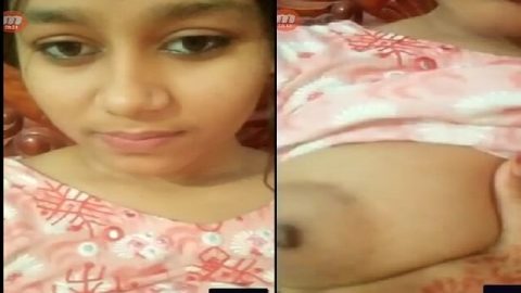 Innocent Bengali girl nude video call to boyfriend