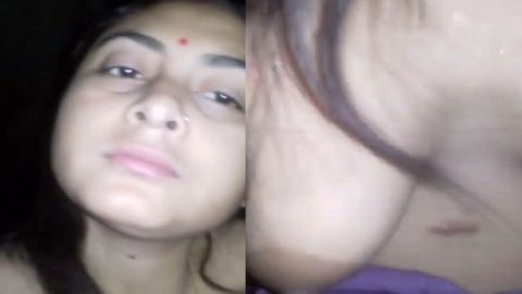 Innocent bhabhi sex video viral MMS with friend