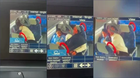 Meerut bus couple viral video open bus sex mms