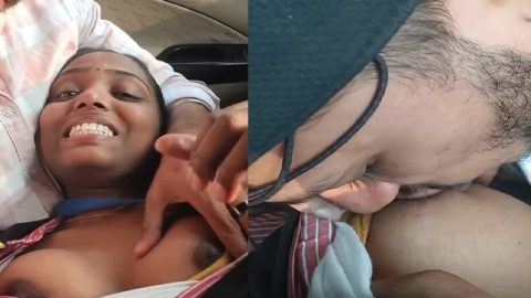 Mallu girl boob sucking viral Kerala outdoor sex