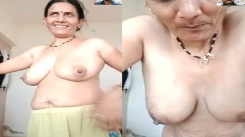 Mature aunty sex chat naked WhatsApp viral video