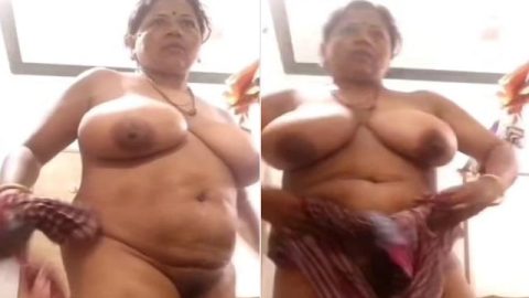 Milk tanker bhabhi wet body wiping with towel in nude