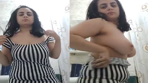 Milk tanker girl going naked with big boobs show