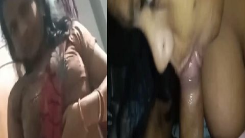 Mouth watery dick sucking of horny married bhabhi