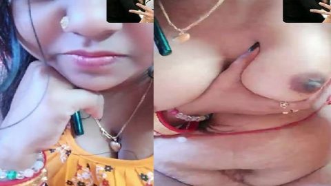 New Chamet video of desi girl in nighty showing nude figure