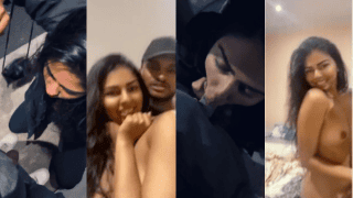 Desi NRI Couple Abroad Road Blowjob & Naked Celebration