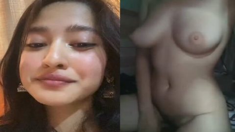 Nude Nepali girl perfect body curves exposing for lover