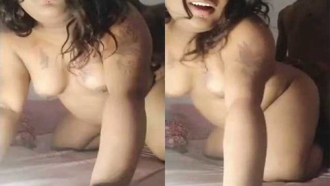Pierced chubby girl fucked doggy style on cam