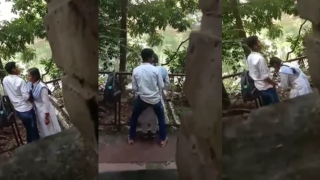 College Girl Hidden Cam Outdoor Fuck Blowjob