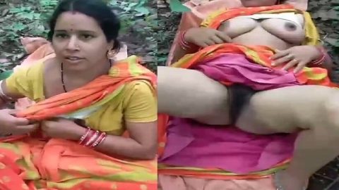 Sex affair bhabhi xxx Indian outdoor jungle sex