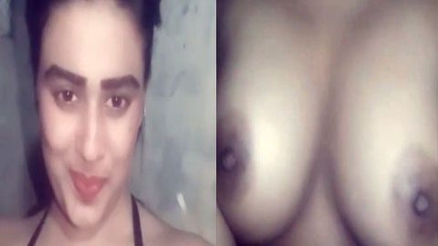 Sexy Bangladeshi girl showing her cute soft boobs