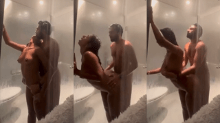 Desi Couple Shower Backshots Cum