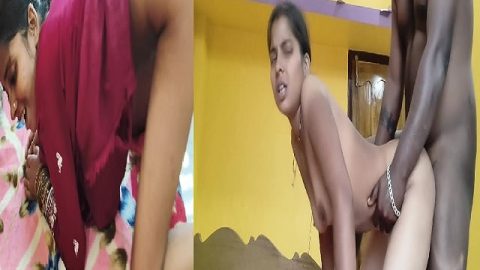 Slim village wife ass fucking by hunk guy in doggy style