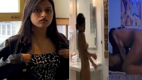 Slutty Bengali girl hot boobs sucking by boyfriend