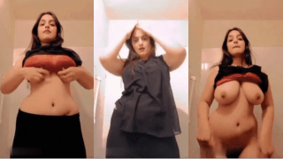 Slutty Indian Bath Dance Boob Ass Tease Show Display