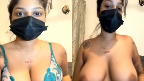 Tattooed Stripchat girl naked show private video