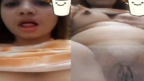 Video call sex naked lovers igniting sex mood