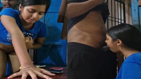 Village office girl Indian blowjob and viral sex