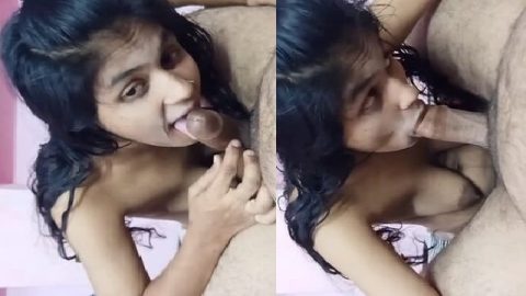 Village porn girl blowjob in viral Indian MMS sex