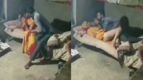 Village wife secret sex with lover caught by husband