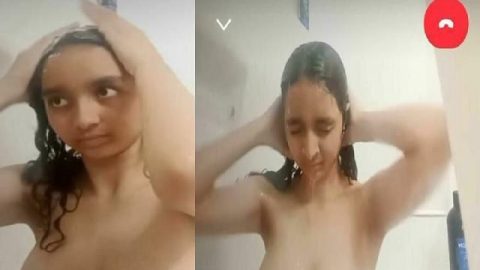 Virgin girlfriend nude bath viral video call show