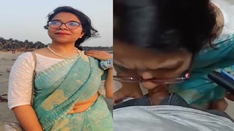 Wife with pervert husband gives blowjob pleasure