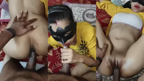 Desi Bhabhi MMS Oils Up Boyfriend s Cock for Rough Pussy Pounding Video MMS