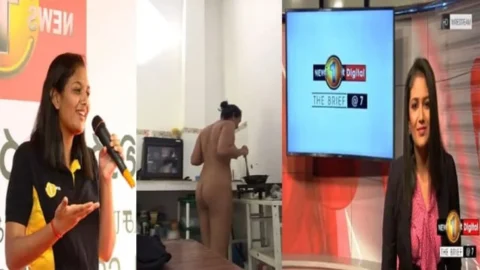 Sri Lankan News Reporter Nude Naked Cooking Video