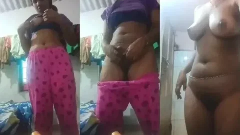 Mallu Girl Selfie Shows Off Her Massive Boobs and Shaved Pussy Video MMS