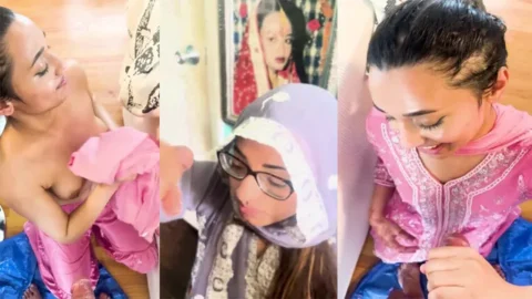 Indian Babe Giving Blowjob - Taking Cum Riding Vdo Update
