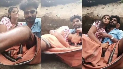 Mallu Girl Sucking Lover Cock Mountain Outdoor Sex 2