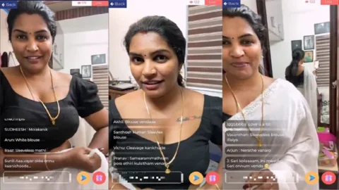 Mallu Makeup Artist Reshma - Paid App Live show
