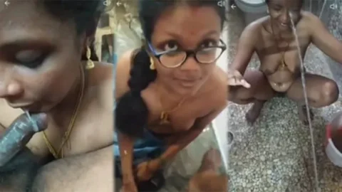 Tamil Young Milky Boobs - Wife Cum in Mouth & Piss on