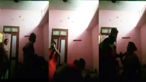 Madurai Milf Two Aunty - Threesome Fucking
