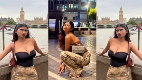 Sexy Indian Instagram Influencer Close Teasing Showing