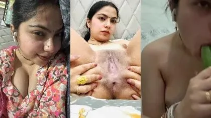 Punjabi Horny Wife Boobs Fuck With Dildo cucumbr Part 4
