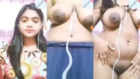 Indian Girlfriend Nude Show Jiggling Her Huge Tits And Hairy Pussy Video MMS