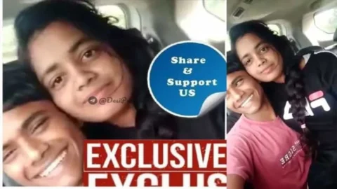 Most Exclusive Indian Collage Girl Having Fan With Small Brother