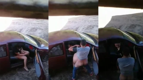 Lovers Milf Fucking Public Place Captured Video