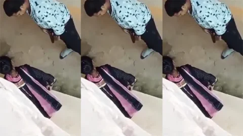 Horny Uncle Fucking Girl Behind Bus Stop Highway